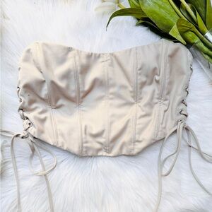 White Fox Boutique Cropped Corset Top